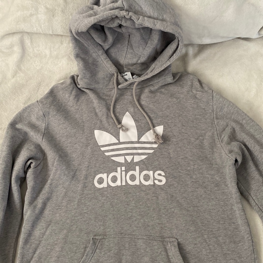Grey Adidas hoodie